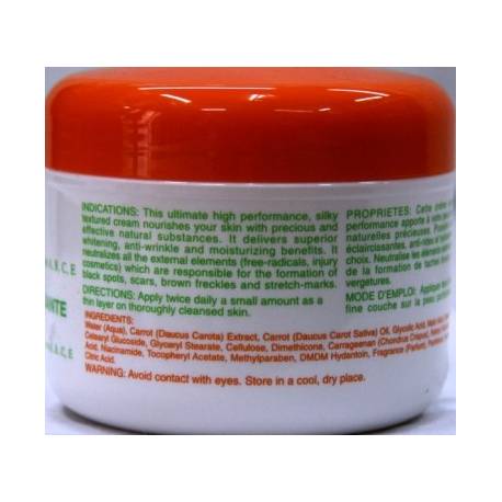 Carotein crème éclaircissante et nourrissante