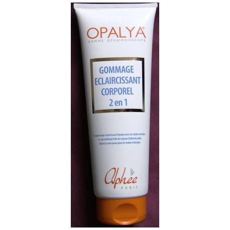 OPALYA Gommage éclaircissant corporel 2 en 1