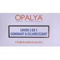 OPALYA Savon 2 en 1 gommant et éclaircissant