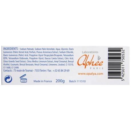 OPALYA Savon 2 en 1 gommant et éclaircissant