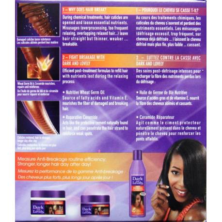 Dark and Lovely - Anti-casse défrisant sans soude - cheveux normaux Dark and Lovely - Anti-casse défrisant sans soude - cheveux normaux