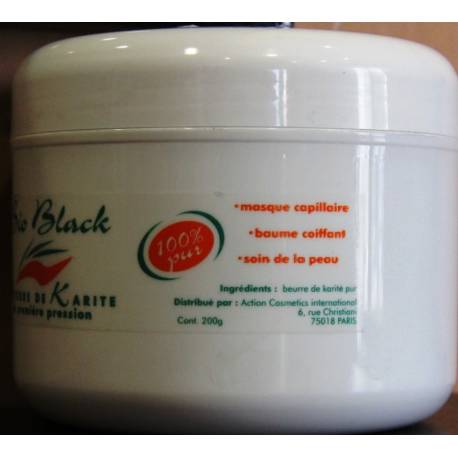 Bio Black Beurre de karité de première pression Bio Black Beurre de karité de première pression