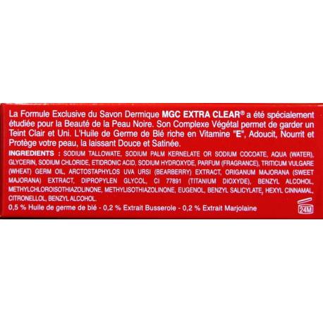 M. G. C EXTRA CLEAR savon dermique aux extraits végétaux