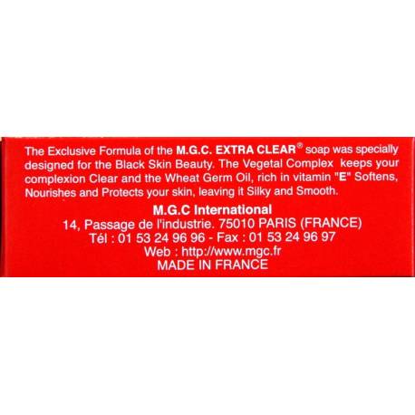 M. G. C EXTRA CLEAR savon dermique aux extraits végétaux