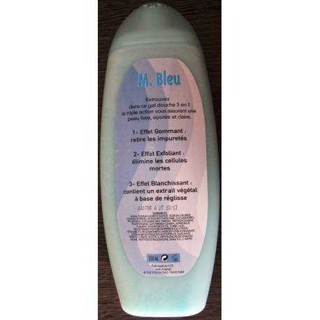 M Bleu Gel douche 3 en 1