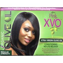 Luster's Pink Organic Olive Oil XVO pour cheveux normaux