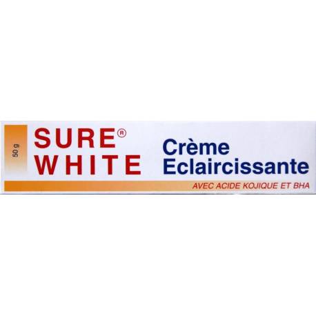 SURE WHITE - crème éclaircissante