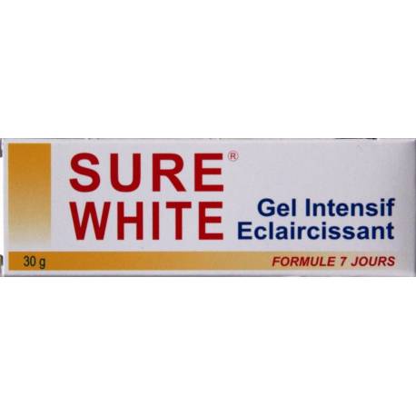 SURE WHITE - Gel intensif éclaircissant