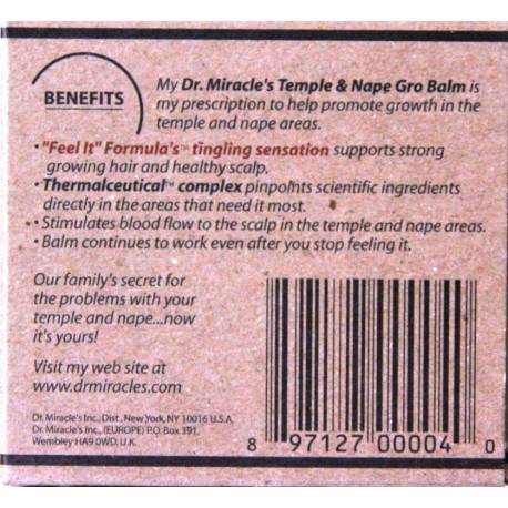 Dr.Miracle's - Temple and Nape Gro Balm - regular Dr.Miracle's - Temple and Nape Gro Balm - regular