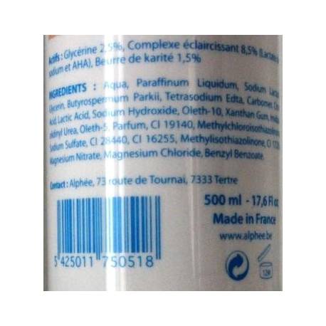 Opalya lait éclaircissant nourrissant très fort