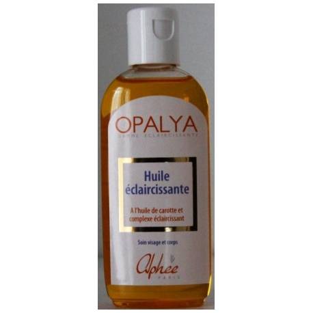 Opalya huile éclaircissante pour visage et corps