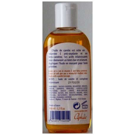 Opalya huile éclaircissante pour visage et corps verso flacon