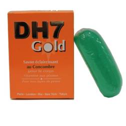 dh7 gold Lightening Soap with cucumber
