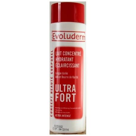 Evoluderm lait concentré hydratant éclaircissant ULTRA FORT 