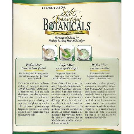Soft & Beautiful Botanicals défrisant sans soude caustique cheveux normaux