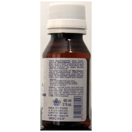 Bio Claire huile corporelle éclaircissante