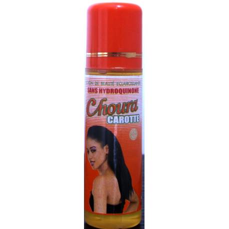 Choura carotte lightening body lotion