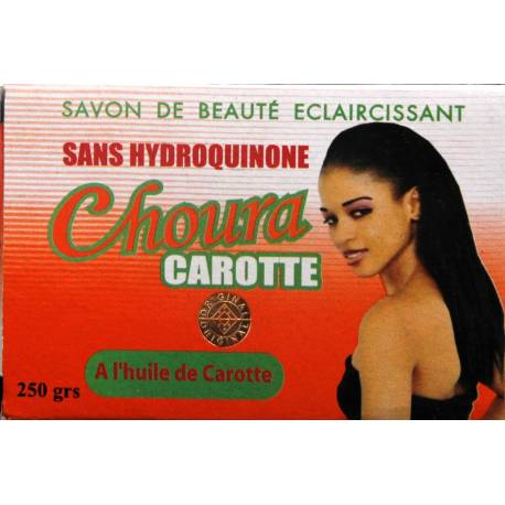 Choura carotte savon de beauté éclaircissant