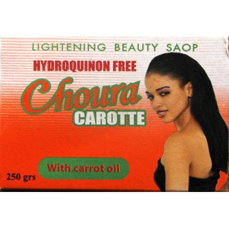 Choura carotte savon de beauté éclaircissant
