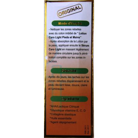 Caro Light Duo exfoliating and anti-spots lotion