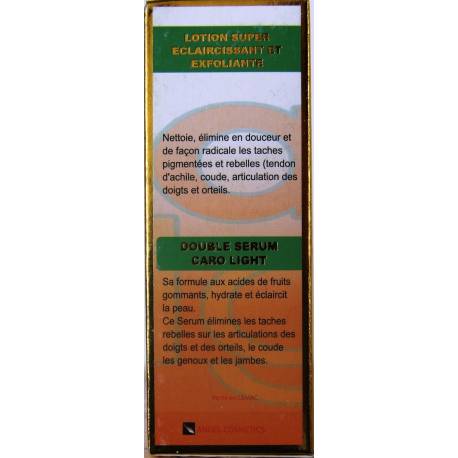 Caro Light Duo exfoliating and anti-spots lotion