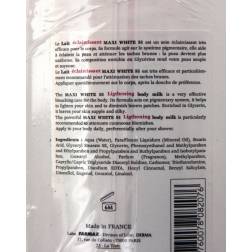 Maxi White S1 Lightening body milk strong formula 2