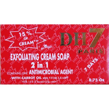 DH7 Rouge savon crème 2en1 exfoliant