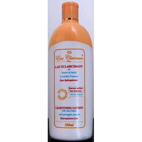 Eva Clairence lightening lotion with shea butter