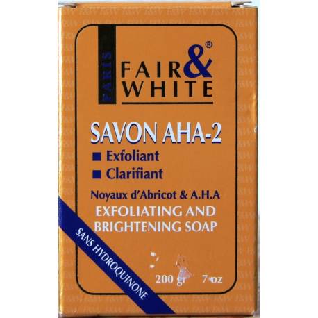 Fair & White exfoliating and brightening soap