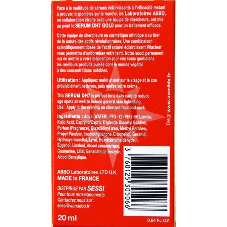 DH7 Gold Sérum matifiant contre les taches