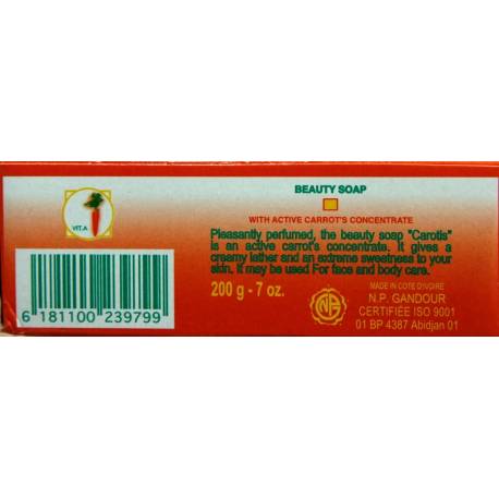 CAROTIS savon de beauté double nutrition