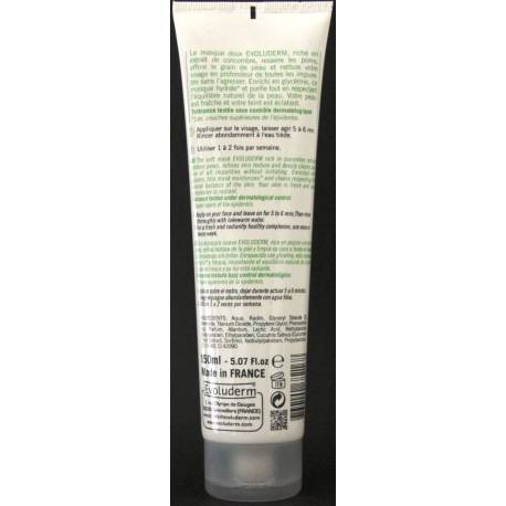 Evoluderm masque doux extrait de concombre Evoluderm masque doux extrait de concombre