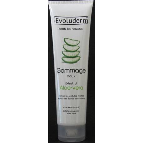 Evoluderm gommage doux extrait d'aloe-vera