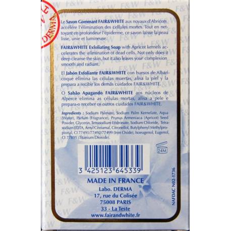 Fair & White savon gommant