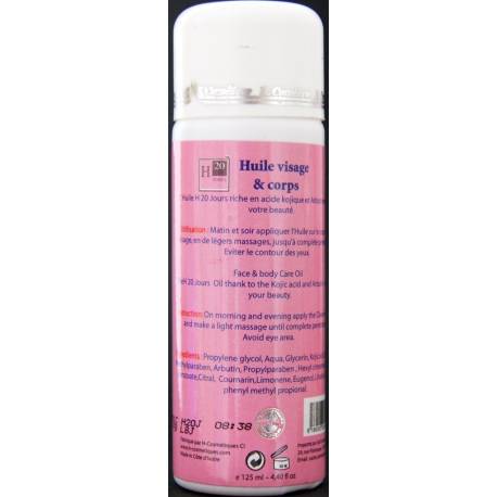 H20 Jours care oil without hydroquinone