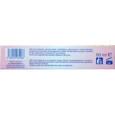 H20 Jours Naturel cream - lightening cream