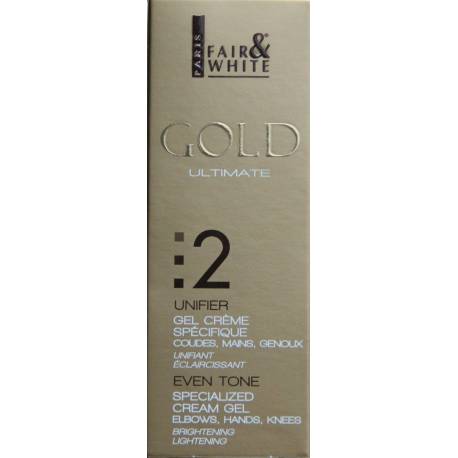 Fair&White Gold specialized cream gel elbows, hands, knees