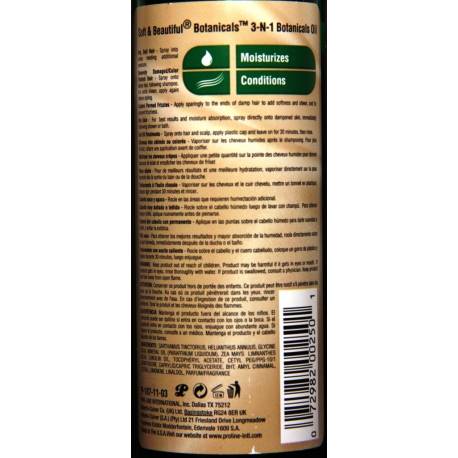 Huile aux Extraits de Plantes 3 en 1 Botanicals