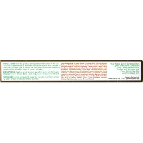 Carotein Gel-crème éclaircissant Carotein Gel-crème éclaircissant