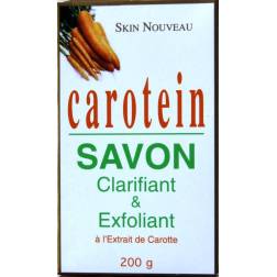Carotein soap skin toning and exfoliating