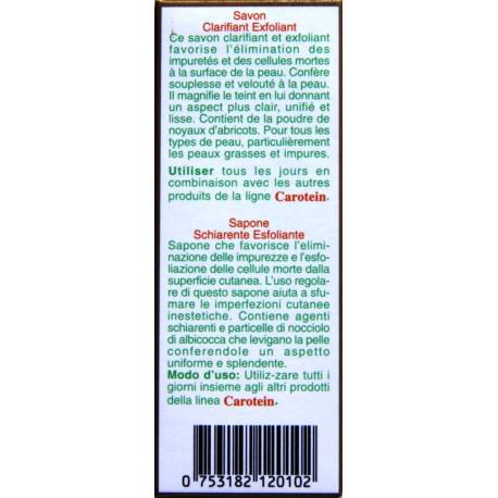Carotein Savon clarifiant et exfoliant