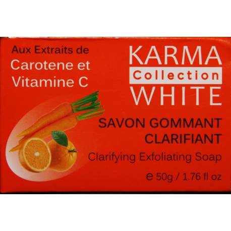 Karma White Collection savon gommant clarifiant