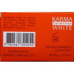 Karma White Collection clarifying exfoliating soap 2
