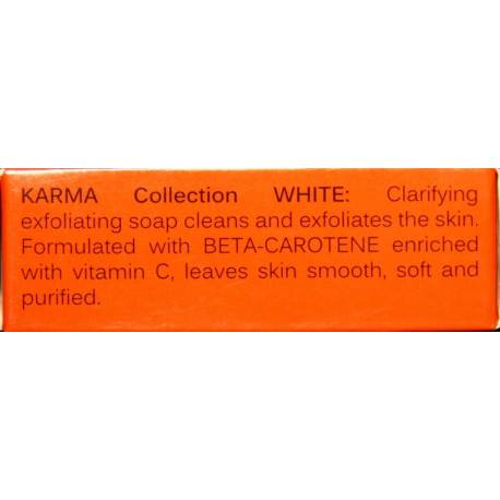 Karma White Collection clarifying exfoliating soap