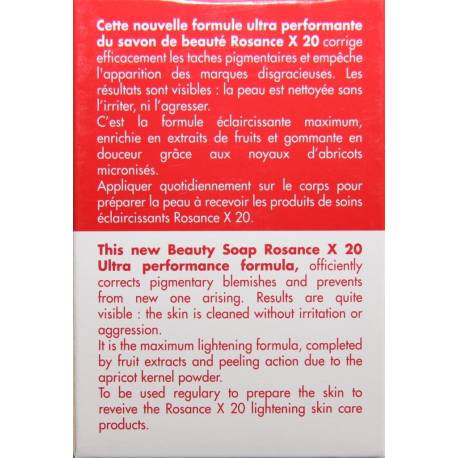 Rosance X20 savon nettoyant performance