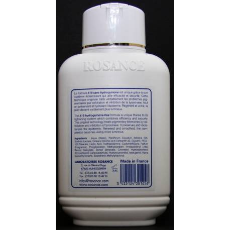 Rosance X18 Lait éclaircissant