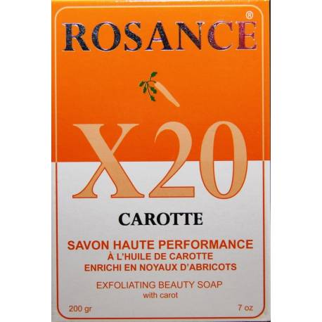 Rosance X20 carotte savon haute performance