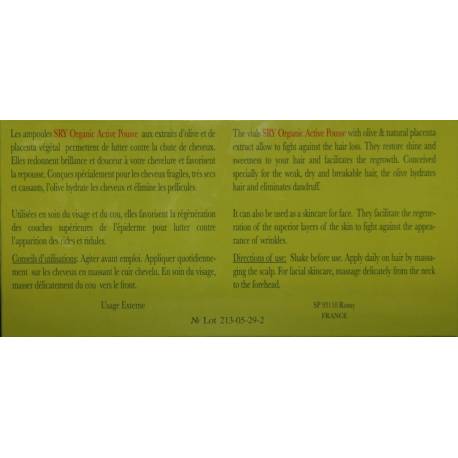 SRY Organic Active Pousse hair treatment