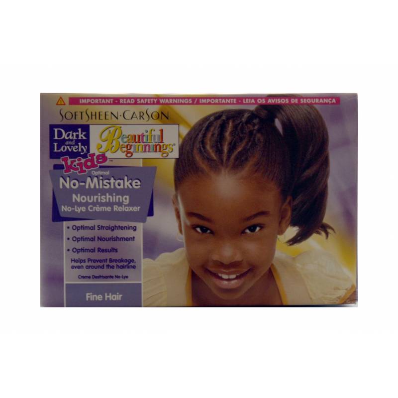 Softsheen Carson Dark Lovely Beautiful Beginnings Kids No Lye Creme Relaxer Lady Edna