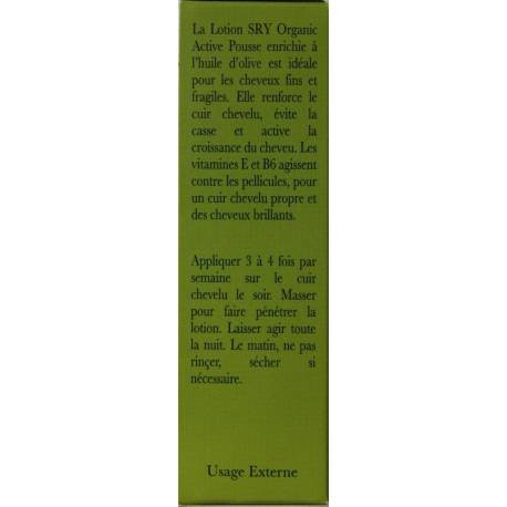SRY Organic Olive Oil Active Pousse Hair lotion 